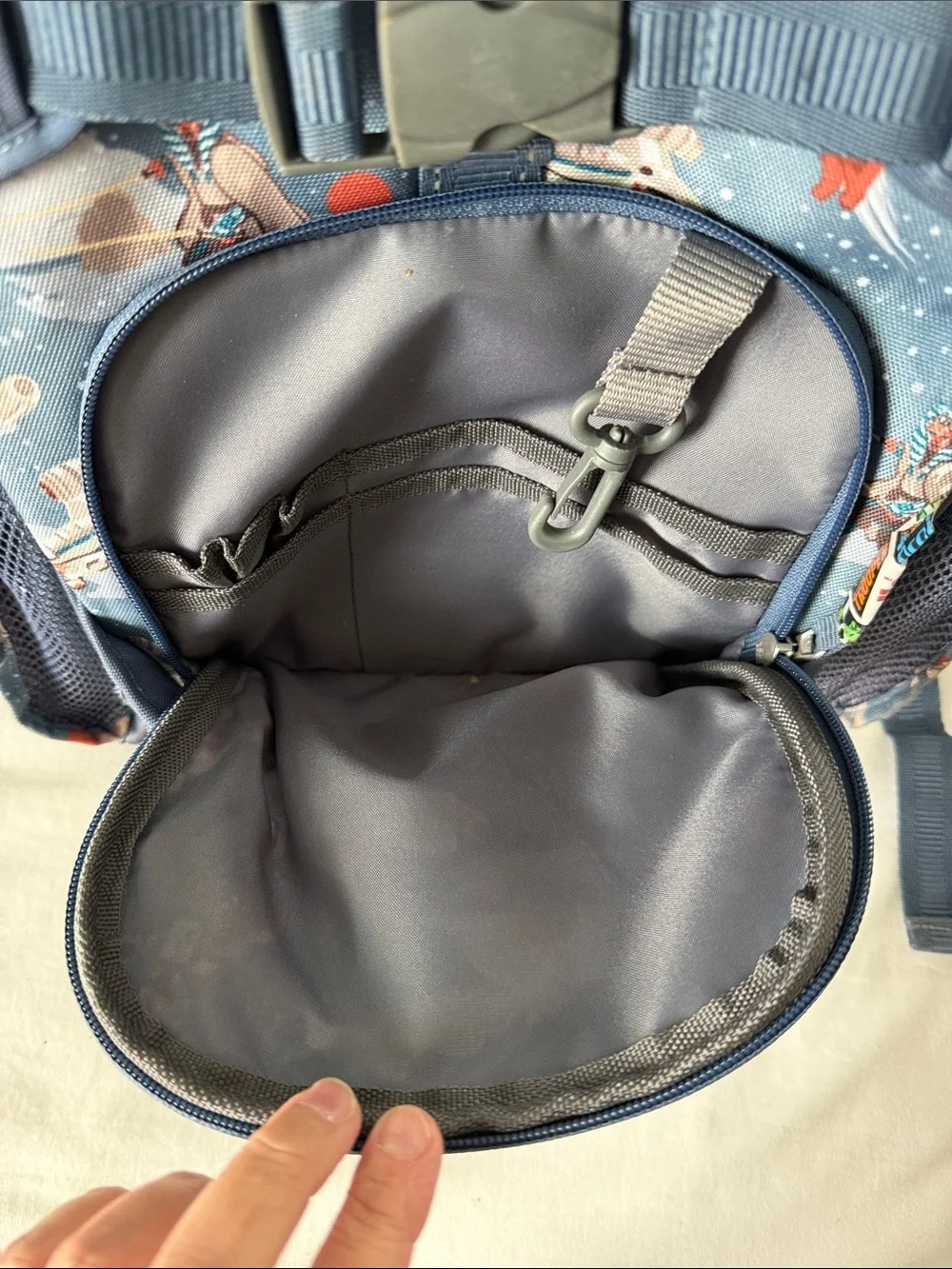 Pottery Barn Kids x Star Wars The Mandalorian Mini Mackenzie Backpack Blue Kids